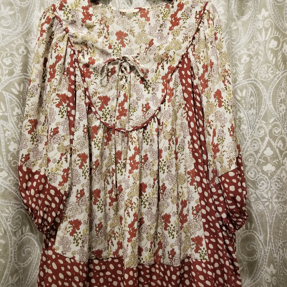 Oddy peasant blouse